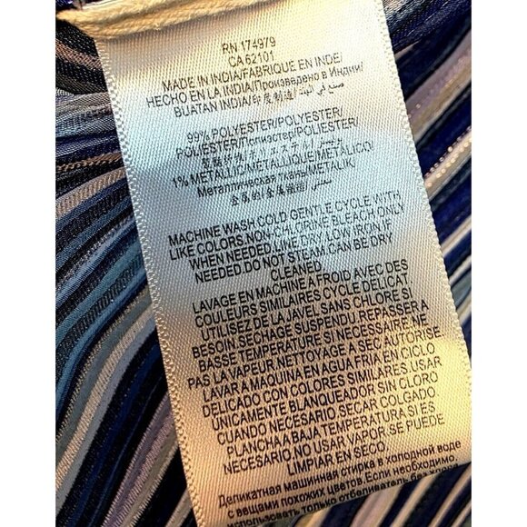 NWT BCBG MAXAZRIA LIGHT STRIPE MINI WRAP JACKET KIMONO COVER UP SIZE M / L $128 - Picture 14 of 16